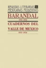 Barandal, 1931-1932. Cuadernos del Valle de Mexico, 1933-1934 - eBook