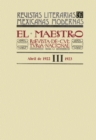 El Maestro. Revista de cultura nacional III, abril de 1922-1923 - eBook