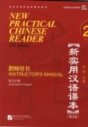 New Practical Chinese Reader vol.2 - Instructor's Manual - Book