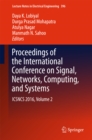 Proceedings of the International Conference on Signal, Networks, Computing, and Systems : ICSNCS 2016, Volume 2 - eBook