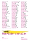 MAURIZIO CATTELAN INDEX CONVERSATIONS - Book