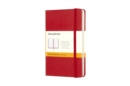 Moleskine Pocket Ruled Hardcover Notebook Scarlet Red - Book