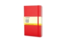 Moleskine Large Squared Hardcover Notebook Red - Book