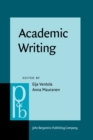 Academic Writing : Intercultural and textual issues - Book