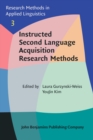 Instructed Second Language Acquisition Research Methods - eBook