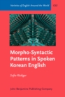Morpho-Syntactic Patterns in Spoken Korean English - eBook