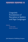 Linguistic Foundations of Narration in Spoken and Sign Languages - eBook