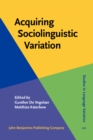 Acquiring Sociolinguistic Variation - eBook