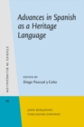 Advances in Spanish as a Heritage Language - eBook