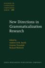 New Directions in Grammaticalization Research - eBook