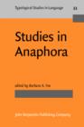 Studies in Anaphora - eBook