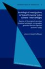 Semiological Investigations, or Topics Pertaining to the General Theory of Signs : Reprint of the original Latin text <i>Tentamina semiologica, si ve quaedam generalem theoriam signorum spectantia</i> - eBook