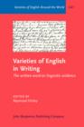 Varieties of English in Writing : The written word as linguistic evidence - eBook
