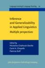 Inference and Generalizability in Applied Linguistics : Multiple perspectives - eBook