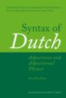 Syntax of Dutch : Adpositions and Adpositional Phrases - eBook