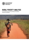 Rural poverty analysis : From measuring poverty to profiling and targeting the poor in rural areas - Book