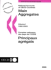 National Accounts of OECD Countries 2005, Volume I, Main Aggregates - eBook