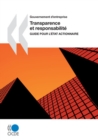 Gouvernement d'entreprise Transparence et responsabilite : Guide pour l'Etat actionnaire - eBook