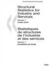 Structural Statistics for Industry and Services 2000 Vol. 1: Core Data - Vol. 2: Energy Consumption - eBook