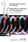 Etudes economiques de l'OCDE : Republique federale de Yougoslavie 2002 - eBook