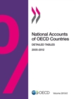 National Accounts of OECD Countries, Volume 2013 Issue 2 Detailed Tables - eBook