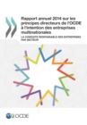 Rapport annuel 2014 sur les principes directeurs de l'OCDE a l'intention des entreprises multinationales La conduite responsable des entreprises par secteur - eBook