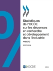 Statistiques de l'OCDE sur les depenses en recherche et developpement dans l'industrie 2016 ANBERD - eBook