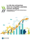 Le role des entreprises dans les inegalites salariales (version abregee) Enseignements d'une etude internationale a grande echelle - eBook
