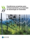 Condiciones propicias para el financiamiento y la inversion en bioenergia en Colombia - eBook