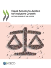Equal Access to Justice for Inclusive Growth Putting People at the Centre - eBook