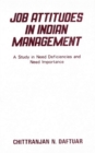 Job Attitudes in Indian Management: A Study in Need Deficiencies and Need Importance - eBook