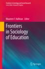 Frontiers in Sociology of Education - eBook