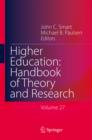 Higher Education: Handbook of Theory and Research : Volume 27 - eBook