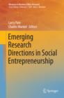 Emerging Research Directions in Social Entrepreneurship - eBook