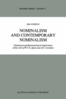 Nominalism and Contemporary Nominalism : Ontological and Epistemological Implications of the work of W.V.O. Quine and of N. Goodman - eBook