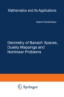 Geometry of Banach Spaces, Duality Mappings and Nonlinear Problems - eBook
