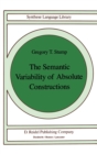 The Semantic Variability of Absolute Constructions - eBook