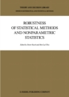 Robustness of Statistical Methods and Nonparametric Statistics - eBook
