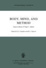 Body, Mind, and Method : Essays in Honor of Virgil C. Aldrich - eBook