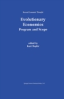 Evolutionary Economics: Program and Scope - eBook