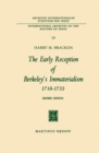 The Early Reception of Berkeley's Immaterialism 1710-1733 - eBook