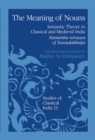 The Meaning of Nouns : Semantic Theory in Classical and Medieval India - eBook