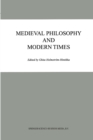 Medieval Philosophy and Modern Times - eBook