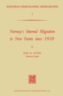 Norway's Internal Migration to New Farms since 1920 - eBook