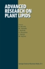 Advanced Research on Plant Lipids - eBook