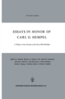 Essays in Honor of Carl G. Hempel : A Tribute on the Occasion of his Sixty-Fifth Birthday - eBook
