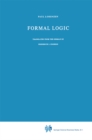 Formal Logic - eBook