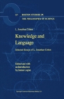 Knowledge and Language : Selected Essays of L. Jonathan Cohen - eBook