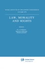 Law, Morality and Rights - eBook