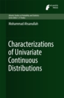 Characterizations of Univariate Continuous Distributions - eBook